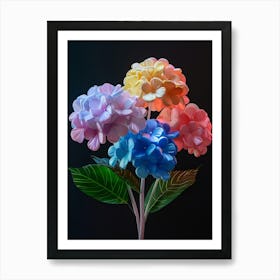 Bright Inflatable Flowers Hydrangea 1 Art Print