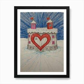 Valentine'S Day Castle 1 Art Print