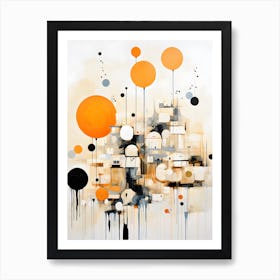 Eclectic Elegance: Pastel Geometry Art Print