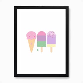 Popsicle Party Art Print