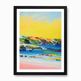 Plage De La Caravelle, Guadeloupe Bright Abstract Poster