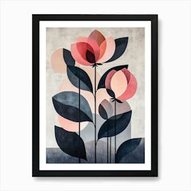 Pink Flowers Art Print