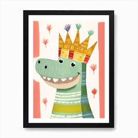 Little Iguana 2 Wearing A Crown Poster