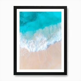 Aerial View Of The Beach 5 Art Print