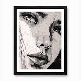 Portrait Of A Woman Art Print