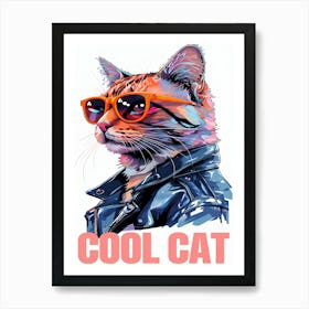 Cool Cat Art Print