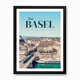 Visit Basel Art Print