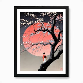 Cherry Blossom Tree 5 Art Print