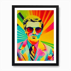 Dazy Colourful Pop Art Art Print