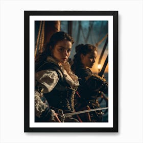 Pirate women 1 Art Print