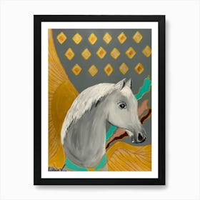 Angel Horse Art Print