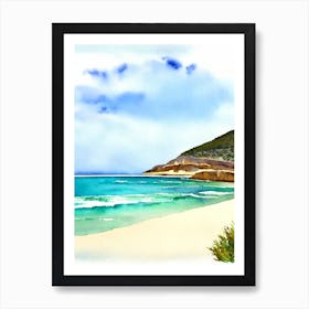 Esperance Beach, Australia Watercolour Art Print