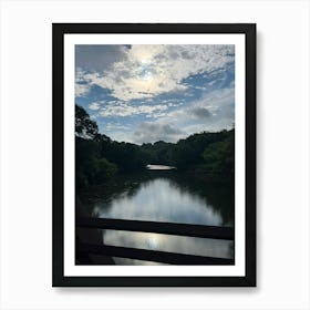 Up the River Art Print