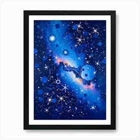 Galaxy Painting 1 Art Print