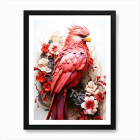 Mystic Aviary Bird In The Wild Art Print