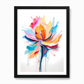 Colorful Flower 2 Art Print