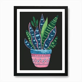 Plant In A Pot 42 Art Print