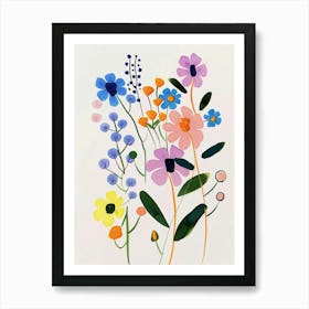 Painted Florals Gypsophila 5 Art Print