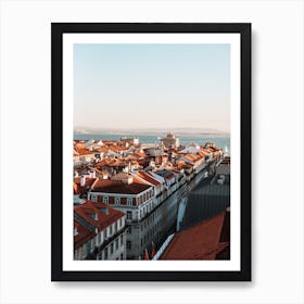 Lisbon Rooftop | Street Photography poster Portugal Art Print