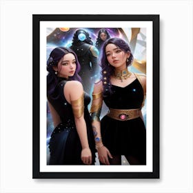 Sisters Of The Galaxy Art Print