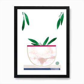 Pot Plant Art Print