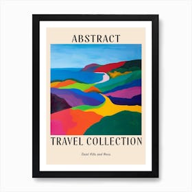 Abstract Travel Collection Poster Saint Kitts And Nevis 2 Art Print