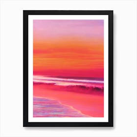 Anse Chastanet Beach, St Lucia Pink Beach Art Print