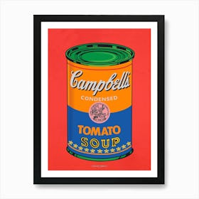 CAMPBELL´S SOUP ORANGE | POP ART Digital creation | THE BEST OF POP ART, NOW IN DIGITAL VERSIONS! Prints with bright colors, sharp images and high image resolution.  Art Print