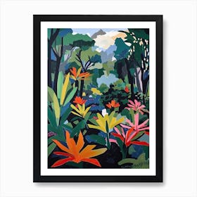 Kirstenbosch Botanical Gardens, South Africa, Painting 2 Art Print