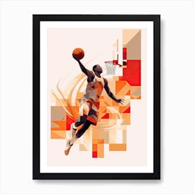 Basketball Player 65 Art Print