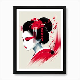 Japan Geisha Visual 50 Art Print