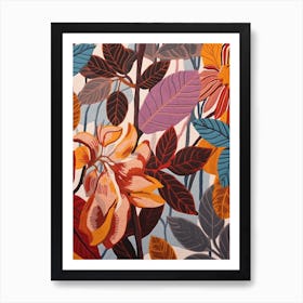 Fall Botanicals Bougainvillea 2 Art Print