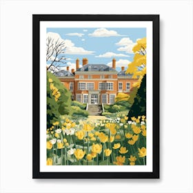 Mount Stewart House And Gardens United Kingdom Illustration 3  Art Print