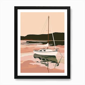 Sailboat On The Water 5 Art Print