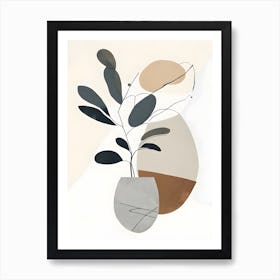 Abstract Plant 1 Art Print