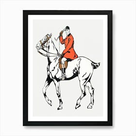 Horse Riding Art Print, Edward Penfield Art Print