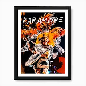 Paramore band music Art Print