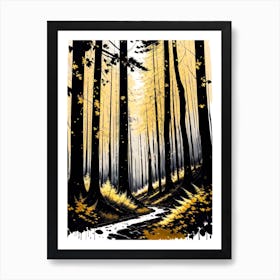 Forest Path 54 Art Print