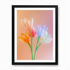 Dreamy Inflatable Flowers Freesia 1 Art Print