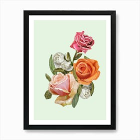 Heirloom Roses Art Print