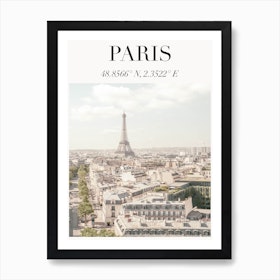 Paris Travel Poster Art Print