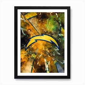 Los Angeles Chargers Art Print