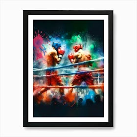 Boxing Ring Art Print