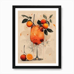 Cocktail In A Glass 4 Art Print