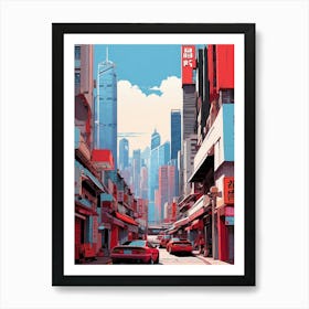 Hong Kong City Art Print