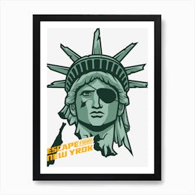 Liberty Island 1997 Art Print