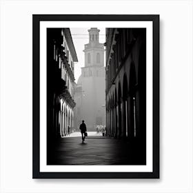 Modena, Italy,  Black And White Analogue Photography  1 Art Print