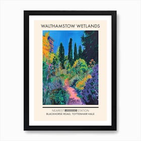 Walthamstow Wetlands London Parks Garden 4 Art Print