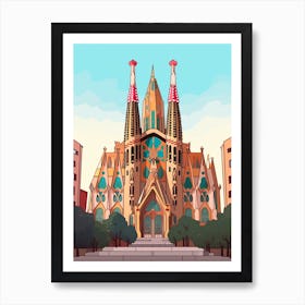 Spain 2 Travel Illustration Art Print