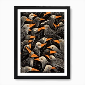 Crows 2 Art Print